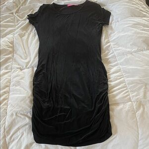 Chic Black Short Sleeve Dress